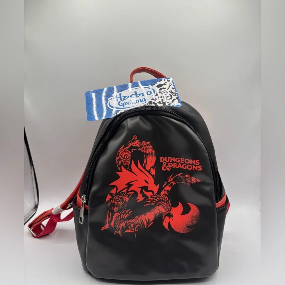 NWT FUN.com Exclusive Dungeons & Dragons Logo Mini Backpack FUN5083 Hasbro